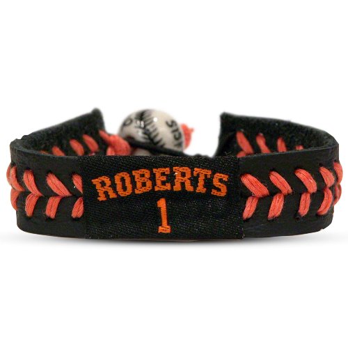 MLB Baltimore Orioles Gamewear Leather Wrist Band (Brian Roberts)