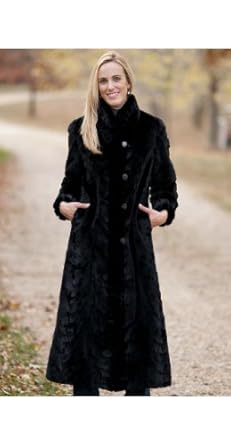 Women's Calista Reversible Sheared Mink Fur Coat