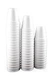 White 8 oz. Foam Cups - 51 Count