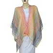 Womens Accessory Handmade Linen Rectangular Scarf 21 x 74 inches