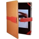 CrazyOnDigital Folio Light Brown Leather Case For Apple iPad by Crazyondigital