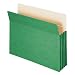 Smead Pocket, Letter, Straight, 3.5-Inch Expansion, Green, 25 per Box (73226)