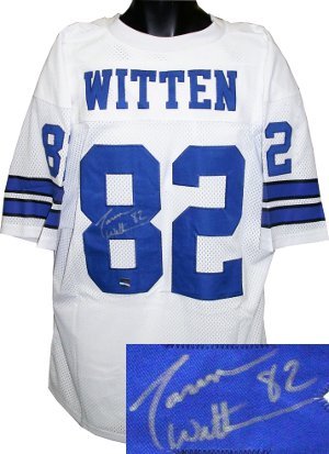 Jason Witten Signed Dallas Cowboys White Prostyle Jersey- Witten Hologram