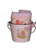 Vintage-style Pink Nursery Rhyme-Jump Rope Lap T-shirt & Bucket