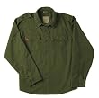 Rothco Vintage Fatigue - Men's Button Down Long Sleeve Shirt - Olive
