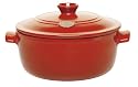 Runder Schmortopf / Bräter Ø 28 cm 5,3 l rot