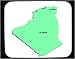 Mouse Pad with africa, map, algeria
