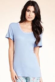 Short Sleeve Lace Pyjama Top