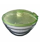 Review Moha  / Salad Spinner - Green Lid and Glass Bowl by Moha