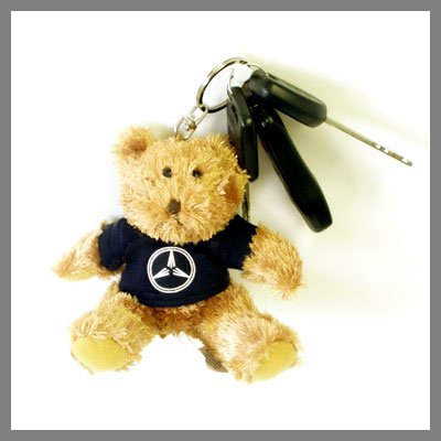 Mercedes Benz Teddy Bear Key Chain