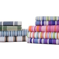 Extra-Long Twin Sheet Set, Navy Plaid