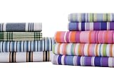 Extra-Long Twin Sheet Set, Navy Plaid