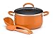 Rachael Ray Porcelain Enamel 4-Piece Stew and Soup Set, Orange  : image