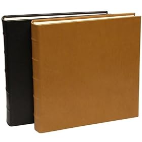 Graphic Image Traditional Leather Large British Tan Bound Album