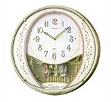 SEIKO CLOCK (セイコークロック) 掛け時計 ウエーブシンフォニー 電波時計 ツイン・パ AM226Gの画像
