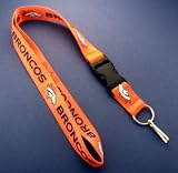Denver Broncos Lanyard Keychain
