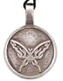 Celtic Irish Butterfly Pewter Pendant Necklace