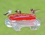 Jewel Box Window Hummingbird Feeder - 3 Feeding Stations