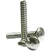 Zinc Plated Steel Carriage Bolt, Oval Head, 1/4"-20, 1/2" Length (Pack of 125)