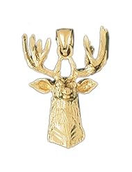 CleverEves 14K Gold Pendant Deer 5.4 - Gram(s)
