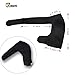 JBM international JBM Elastic Compression Shoulder Brace Support Strap Wrap Belt Band Pads and Sleeves Protector for Men and Women (One Size Fits All, Left)