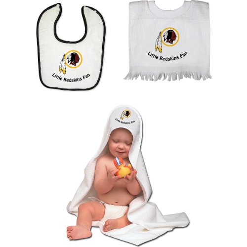 Mcarthur Washington Redskins Toddler Bib And Bath Set