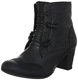 DKode HURRY FW1219231/004, Damen Klassische Halbstiefel & Stiefeletten, Schwarz (LEATHER BLACK), EU 39