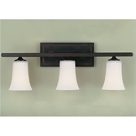 Murray Feiss VS8703-ORB Three-Light Boulevard Collection Vanity Strip, Oil Rubbed Bronze... by Murray Feiss