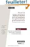 Recueil de solutions d'examens profes...