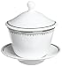 Kitchen & Housewares : Vera Wang by Wedgwood Grosgrain Covered Teacup with Saucer