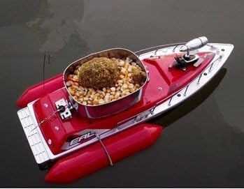 Huya Force Goture 2015 Mini Rc 200m Remote Control Fishing Bait Boat (red)