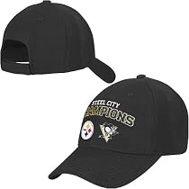 Reebok Pittsburgh 2009 Steel City Dual Champions Adjustable Hat