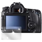 dipos Canon EOS 70D Schutzfolie (6 Stück) - kristallklare Premium Folie Crystalclear