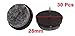uxcell Nail on Felt Furniture Table Chair Leg Pads 27mm/1