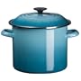 Le Creuset Enamel-on-Steel 8-Quart Covered Stockpot, Caribbean