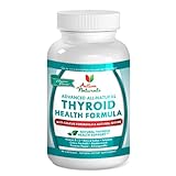 #1 Thyroid Support Supplement - Advanced Thyroid Support Formula - All Natural Formulated With Vitamin B 12, Iodine from Kelp, Selenium, Coleus Forskohlii and Other Herbal Ingredients to Support Healthy Thyroid Metabolism - 90 Days Supply