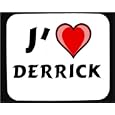 J'aime Derrick tapis de souris d�cor�