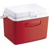 Rubbermaid Cooler / Ice Chest, 24-quart, Red