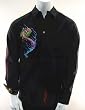 Ed Hardy By Christian Audigier Classic Mens Poplin In Black Shirts EDM007C1P0