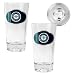 Seattle Mariners MLB 2pc Pint Ale Glass Set with Baseball Bottom - Oval Logo by Great American Products