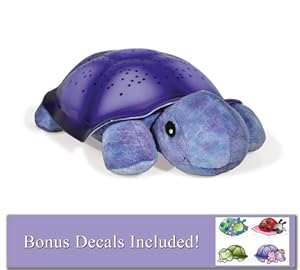 Cloud B Twilight Ladybug or Turtle Nighlight with Cute Coordinating Decal Friends Set