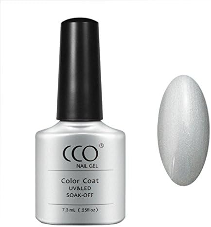 CCO Gel Nail Polish Color Lacquer UV LED Manicure (Silver Chrome (40532))