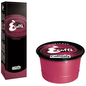 100 x Caffitaly Ecaffe Intenso Coffee Capsules