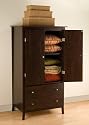 Prepac EMH-3159 Manhattan 2 Drawer Armoire Espresso