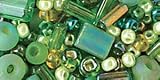 Czech Glass Mini-Bead Mix - 28gr/Light Green