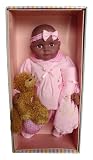 Molly P. Originals Baby Doll with Blanket and Teddy Bear-African American