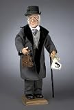 18.5 Jacqueline Kent's Christmas Carolers Ebenezer Scrooge Holiday Figure