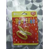 Baby Pacifier Red and Yellow Design by