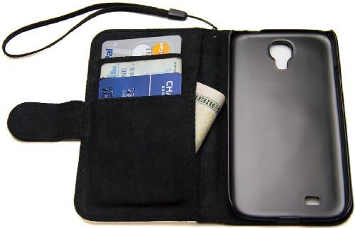Rikki KnightTM Naomi Name on Rainbow Scallop Design Galaxy S4 PU Leather Wallet Type Flip Case with Magnetic Flap and Wristlet for Samsung Galaxy S4 i9500