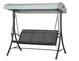 Produkt-Bild: Siena Garden 560604 Hollywoodschaukel Atlanta, grau L 178 x B 113 x H 175 cm